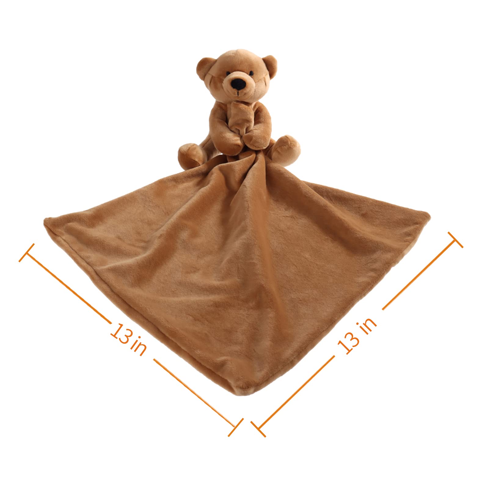 Amazon.com: Apricot Lamb Stuffed Animals Security Blanket Brown